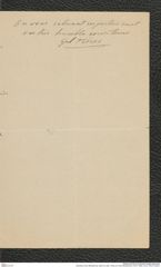 Nachlass Franz Steindachner, Brief von Gab. Trères an Franz Steindachner (16.07.1882), Inv.Nr. 549.03, Seite 3